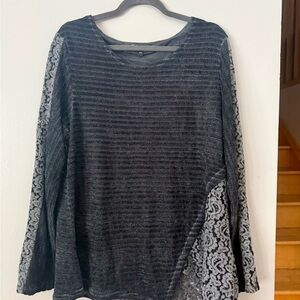 🇨🇦 EUC Minkas Dark Mori Gray Women's Tunic